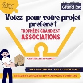 Trophées Grand Est associations : votez !